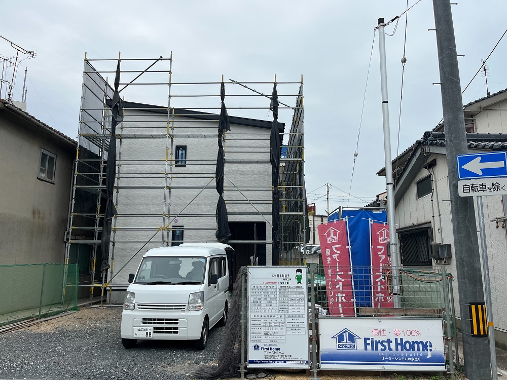 宇部市西本町に建売が建築中！