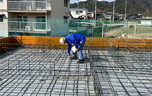 01.基礎配筋検査